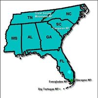 southeastern states